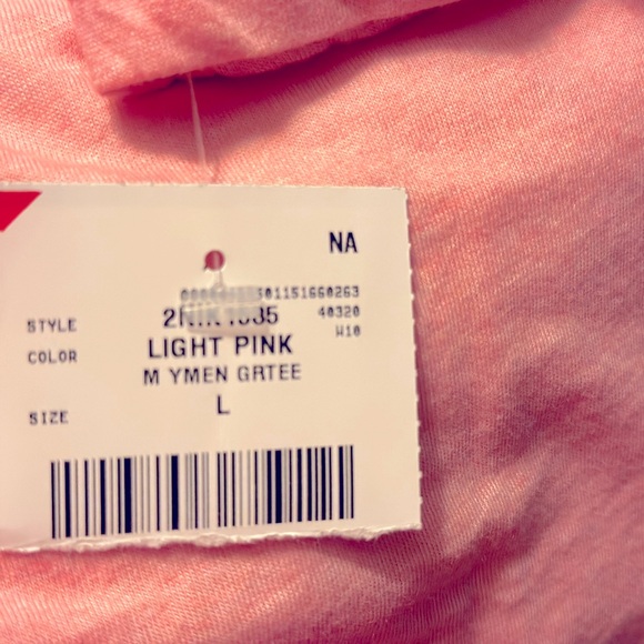 NWT Hybrid apparel tee L pink graphic short sleeves - Picture 3 of 3